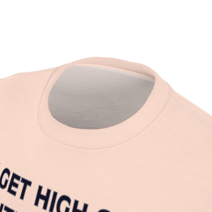 "Intelligent Conversation", Unisex T-shirt (Pink Grapefruit)