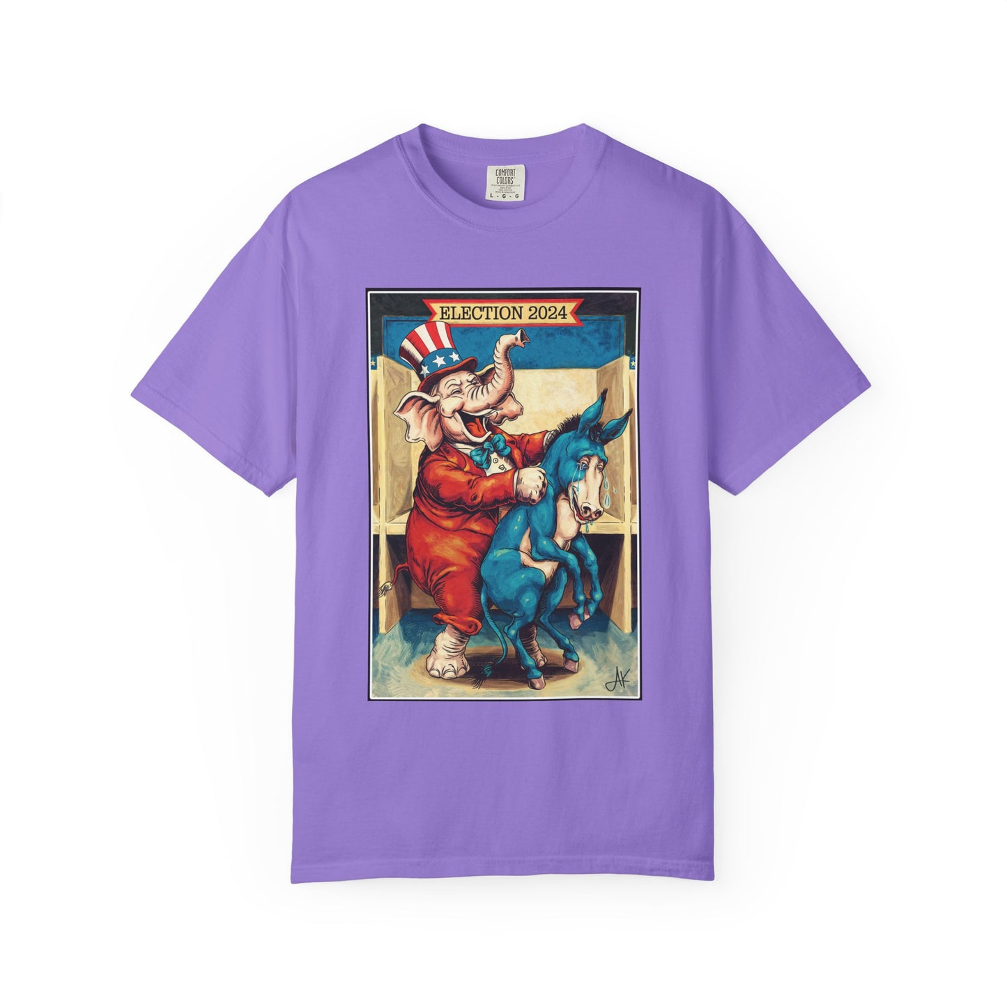 "MAGA Spanked the Donkeys 2024", Unisex T-shirt (Light Colors)