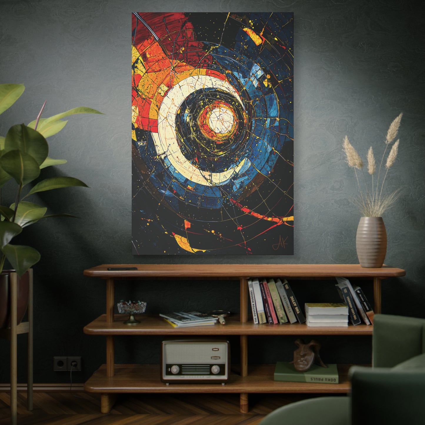 "Shatterdawn Vortex", Fine Art Matte Canvas, Stretched, 1.25"