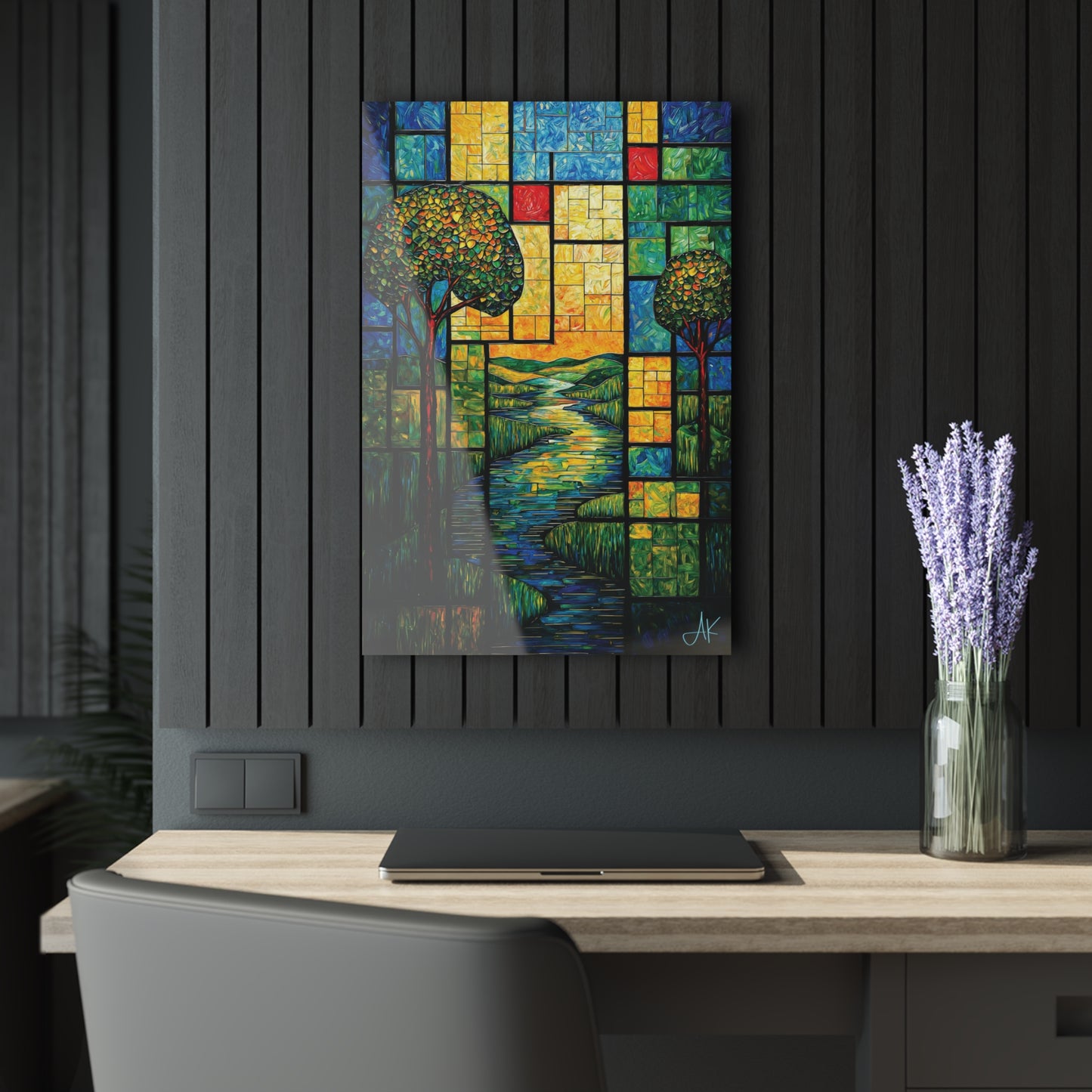 "River Add" #01, Fine Art Acrylic Wall Prints (French Cleat Hanging)