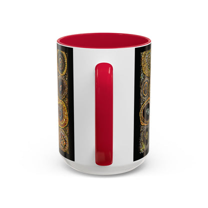 "Every Detail, His Design", Colorful Mugs (11oz, 15oz)