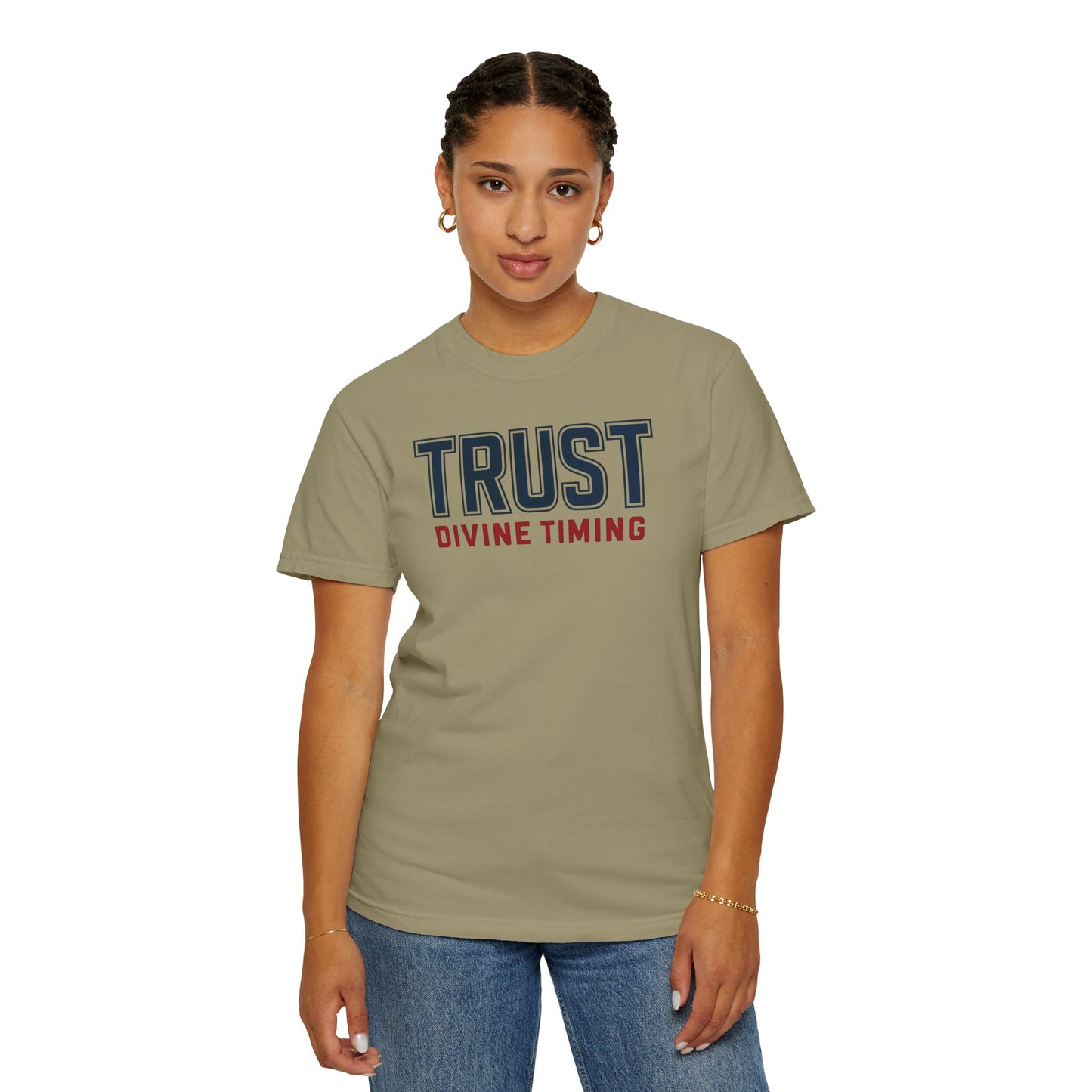 "Trust Divine Timing" #02, Unisex T-shirt