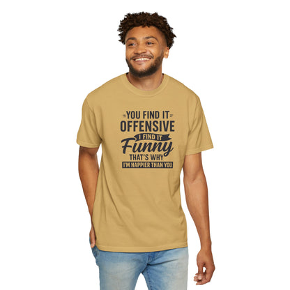 "Happier Than You", Unisex T-shirt (White and light colors)