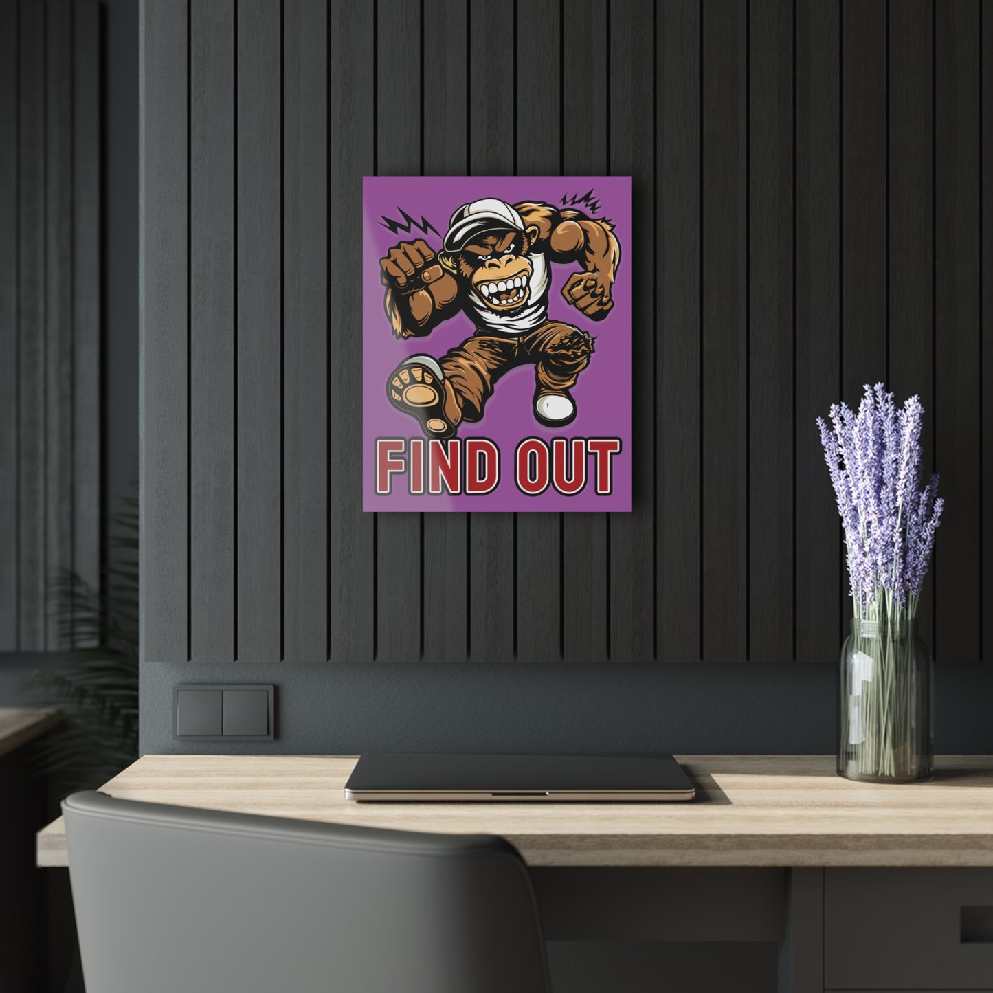 "Find Out", Acrylic Wall Prints (French Cleat Hanging) (Violet Benediction)