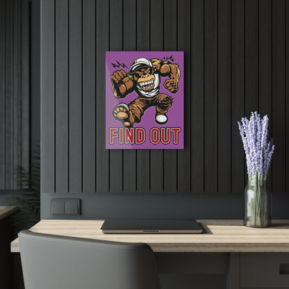 "Find Out", Acrylic Wall Prints (French Cleat Hanging) (Violet Benediction)
