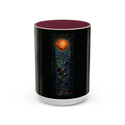 "The Living Light (John 8:12)", Colorful Mugs (11oz, 15oz)