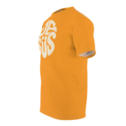 "Retro Jesus", Unisex T-shirt (Tree Poppy)