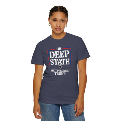 "The Deep State Shot President Trump" #01, Unisex T-shirt