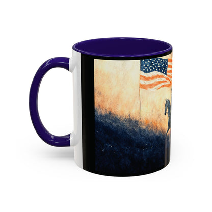 "Liberty under God", Colorful Mugs (11oz, 15oz)