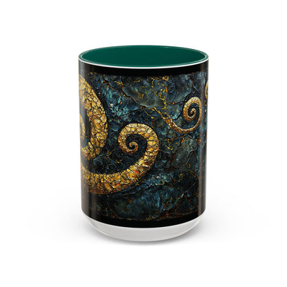 "From Stone to Savior's Light", Colorful Mugs (11oz, 15oz)