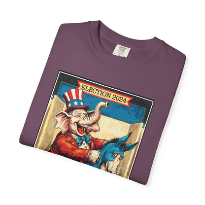 "MAGA Spanked the Donkeys 2024", Unisex T-shirt (Dark Colors)