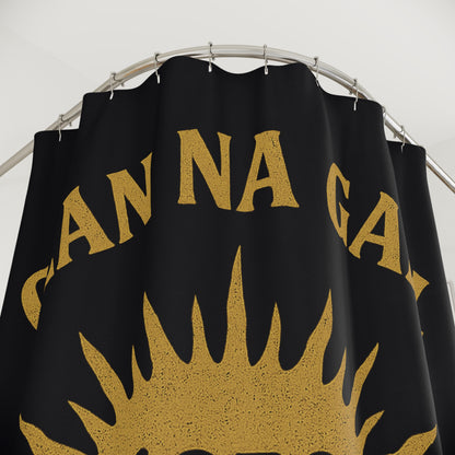 "Clan na Gael - Irish American", Shower Curtains (Raven Black)