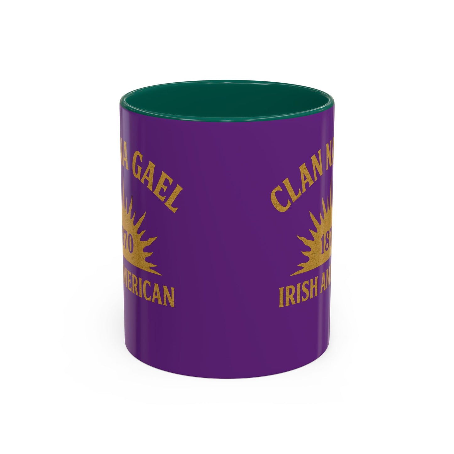 "Clan na Gael - Irish American", Colorful Mugs (11oz, 15oz) (Vesper Violet)
