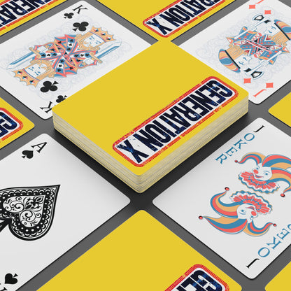 "Generation X", Retro Playing Cards (Lady Finger Banana)