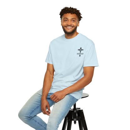 "Steadfast Cross in Black", Unisex T-shirt