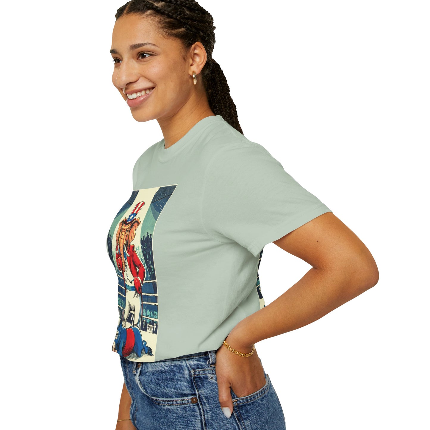 "Brutal Woke Knockout 2024", Unisex T-shirt (Light Colors)