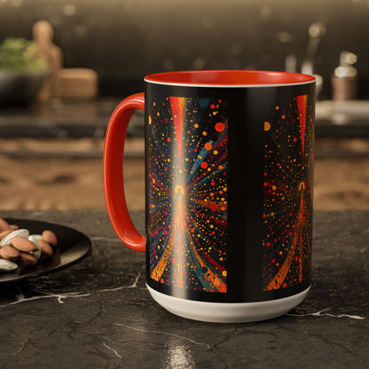 "Illuminated by Grace - 2 Corinthians 4:6", Colorful Mugs (11oz & 15oz)
