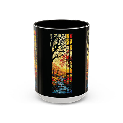 "Realization at 5", Colorful Mugs (11oz, 15oz)