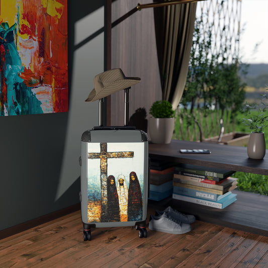 "At-the-Foot of the Cross - John 19:25", Suitcases (Dark Grey)