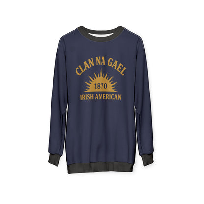 "Clan na Gael - Irish American", Unisex Sweatshirt (Mariana Blue)