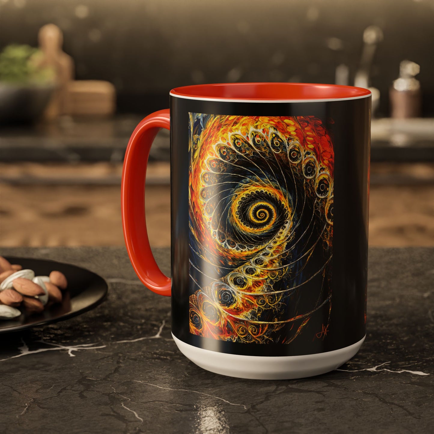 "Beauty of His Design", Colorful Mugs (11oz, 15oz)