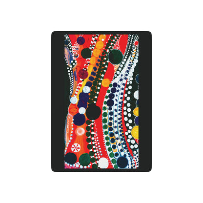 "Abstract 71", Fine Art Playing Cards (Void Black)