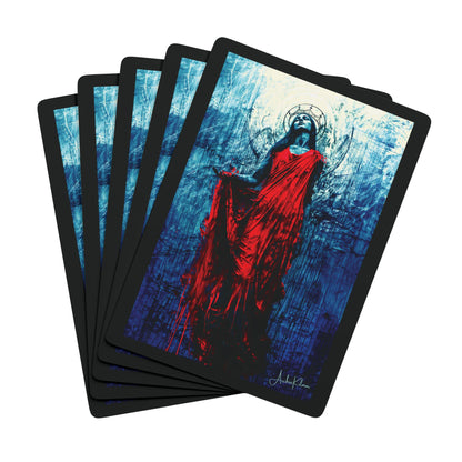 "Kilmor: Servant of Mary" Christian Fine Art Playing Cards (Void Black)