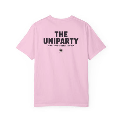 "The Uniparty Shot President Trump" #02, Unisex T-shirt