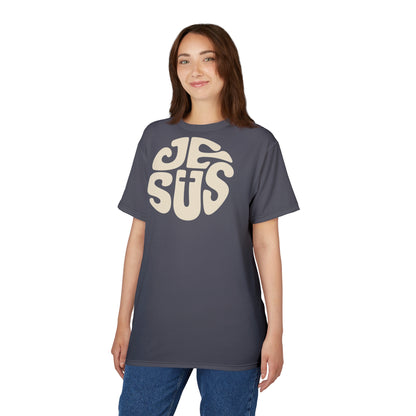 "Retro Jesus", Unisex T-shirt (Midnight Badger)