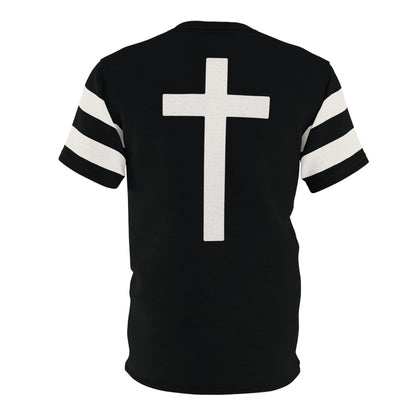 "Faith Overcomes Fear", Unisex Tee (Moonless Black)