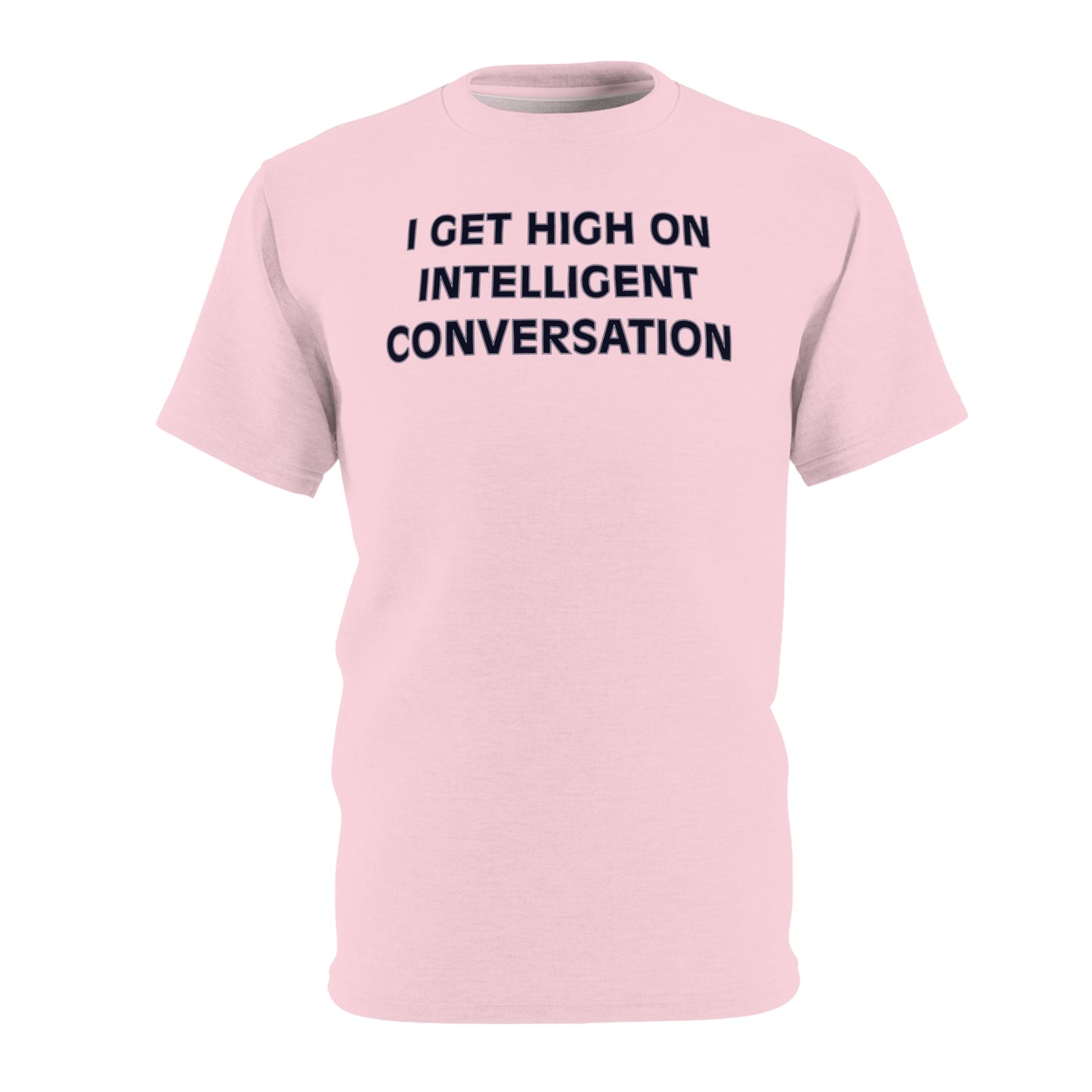 "Intelligent Conversation", Unisex T-shirt (No Need To Blush)