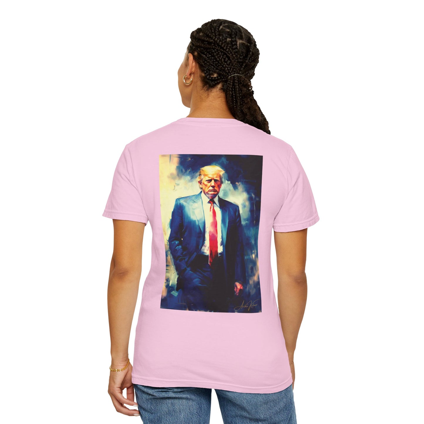 "Trump Portrait No. 6", Unisex T-shirt (Light Colors)