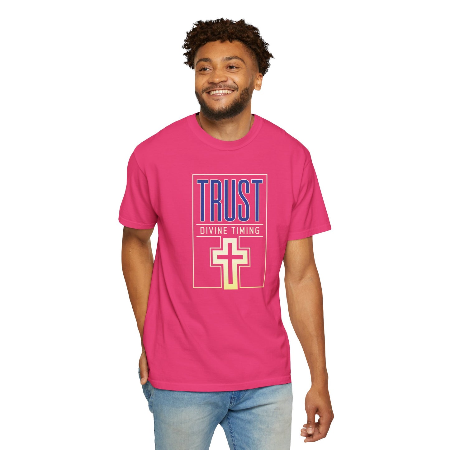 "Trust Divine Timing" #01, Unisex T-shirt