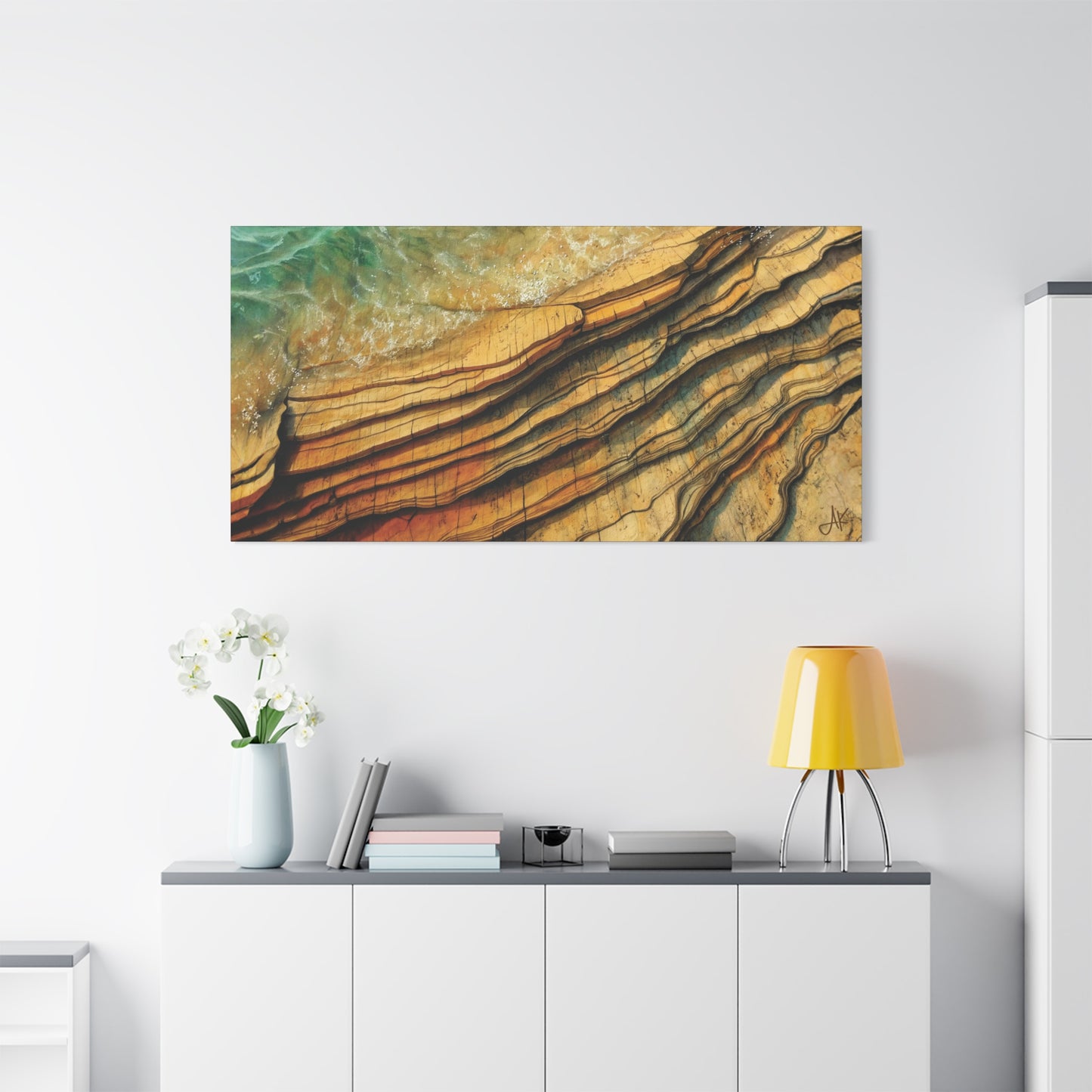 "Tales Spoken by Land & Sea", Fine Art Matte Canvas, Stretched, 1.25"