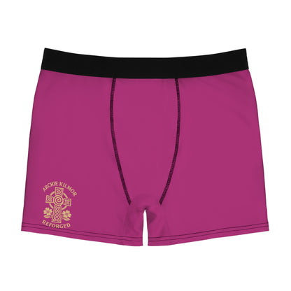 "Archie Kilmor Cross - Reforged" #01, Men's Boxer Briefs (Dark Pink)