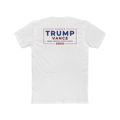 "TRUMP VANCE 2024", Unisex Cotton Crew Tee - Collectible History