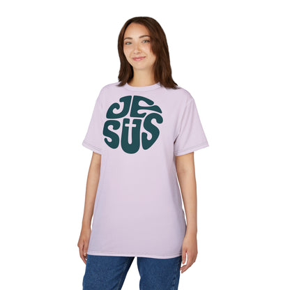 "Retro Jesus", Unisex T-shirt (Perfume Haze)
