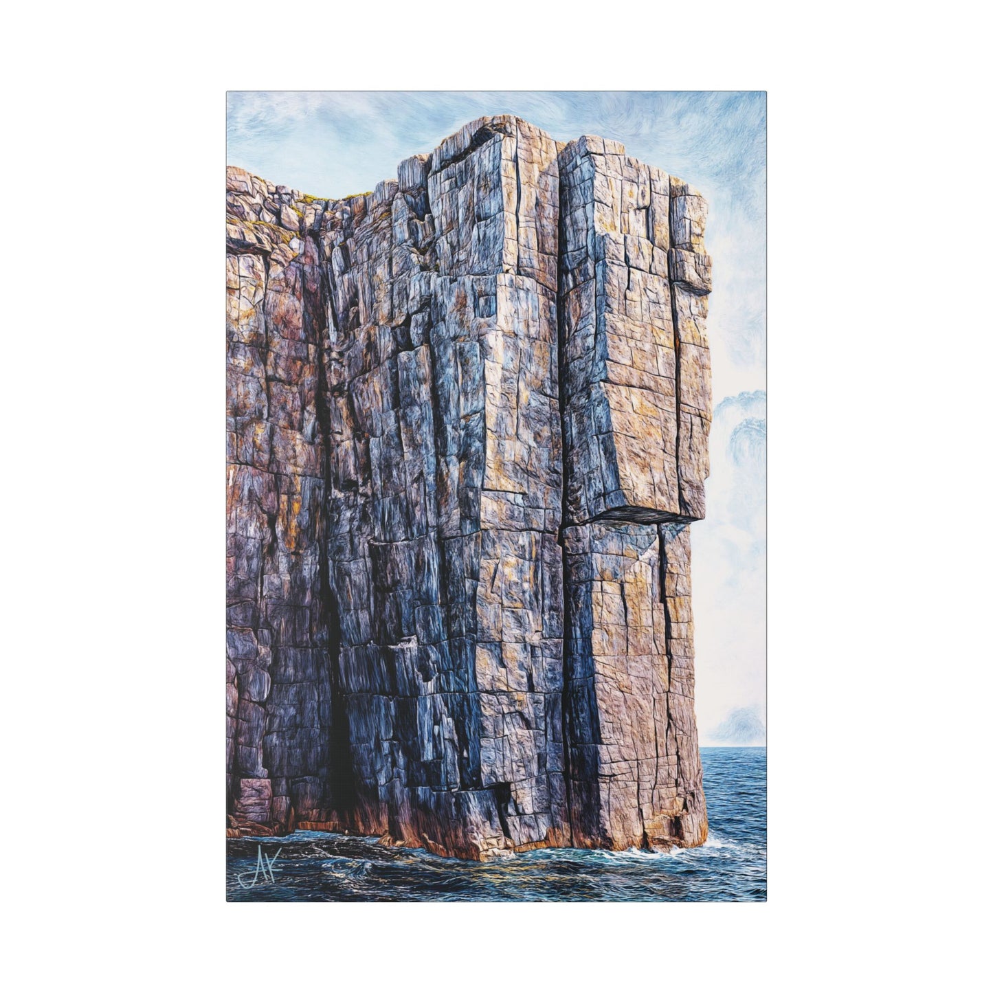 "Fortress Antrim", Stretched Classic Canvas Fine Art Print