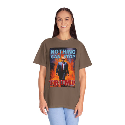 "Nothing Can Stop Trump", Unisex T-shirt (Light Colors)