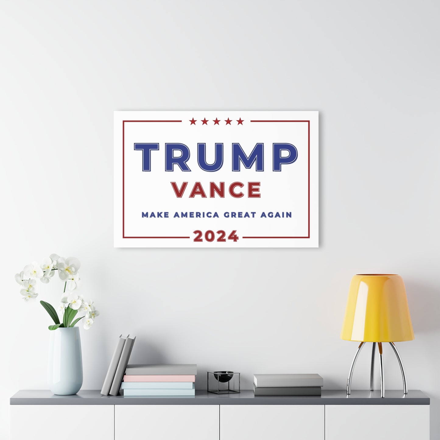"Trump Vance 2024", Acrylic Wall Prints (French Cleat Hanging)