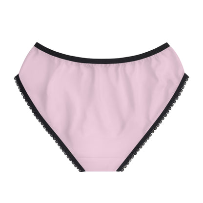 "DEI - Didn't Earn It" #14, Women's Briefs (Lace Pink)