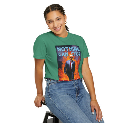"Nothing Can Stop Trump", Unisex T-shirt (Dark Colors)