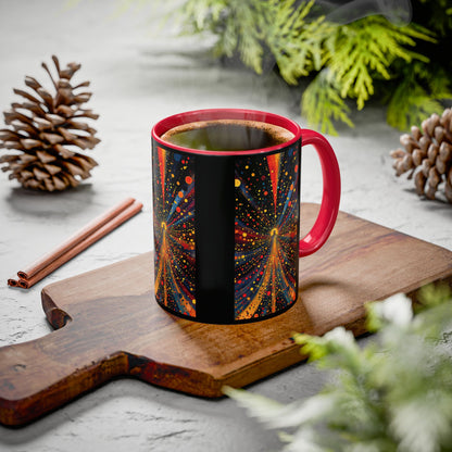 "Illuminated by Grace - 2 Corinthians 4:6", Colorful Mugs (11oz & 15oz)