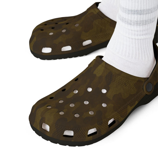 "Swamp Recon Camouflage", Foam Rubber Clogs