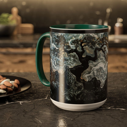"An Crann Naomh (Gaelic) - The Sacred Tree (English)", Colorful Mugs (11oz & 15oz)