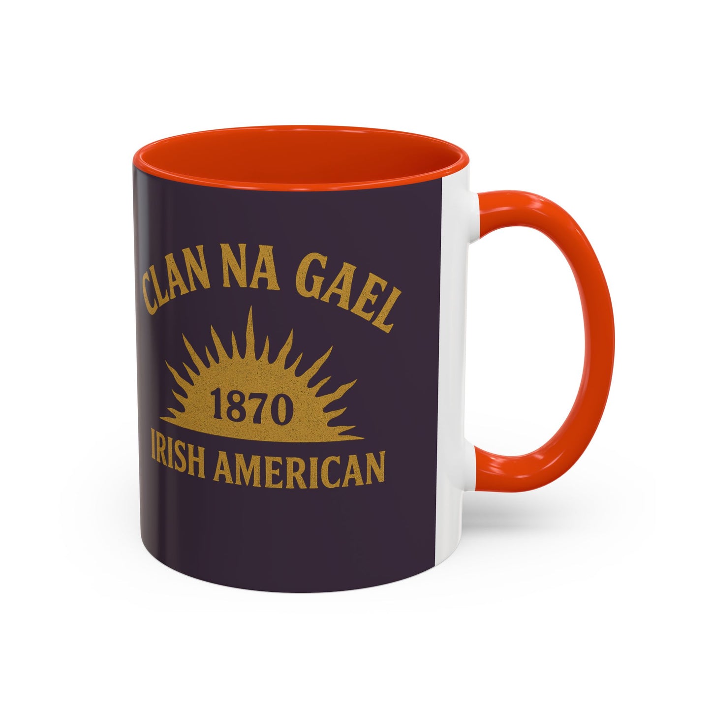 "Clan na Gael - Irish American", Colorful Mugs (11oz, 15oz) (Purple Verbena)