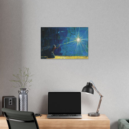 "Miraculous Connection", Stretched Classic Canvas Fine Art Print