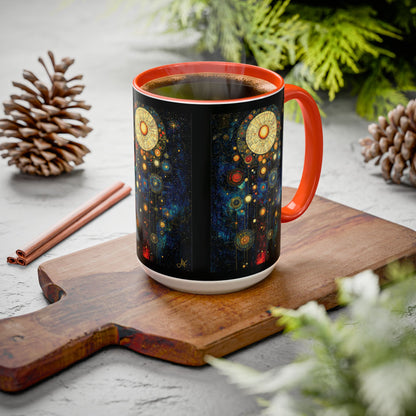 "Ancient Connection to God", Colorful Mugs (11oz, 15oz)