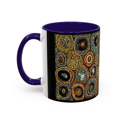 "Every Detail, His Design", Colorful Mugs (11oz, 15oz)