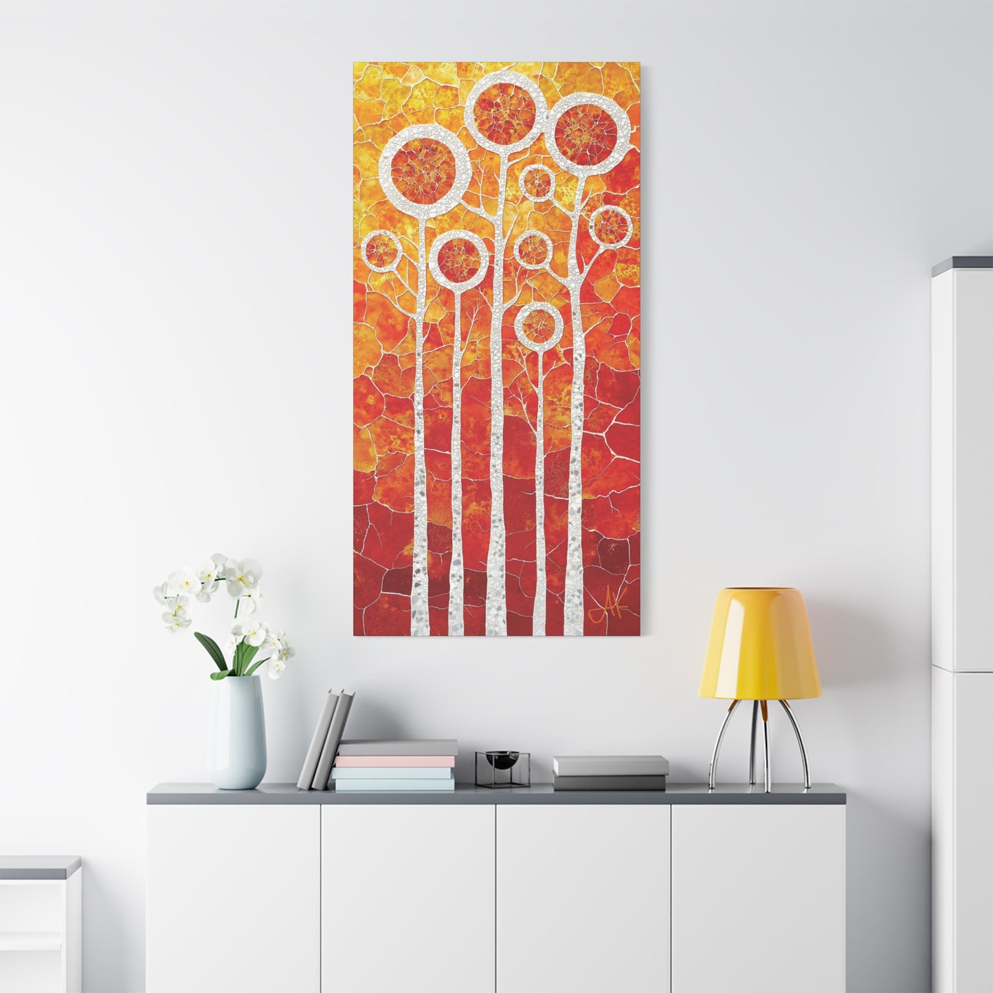 "Solar Grove", Fine Art Matte Canvas, Stretched, 1.25"